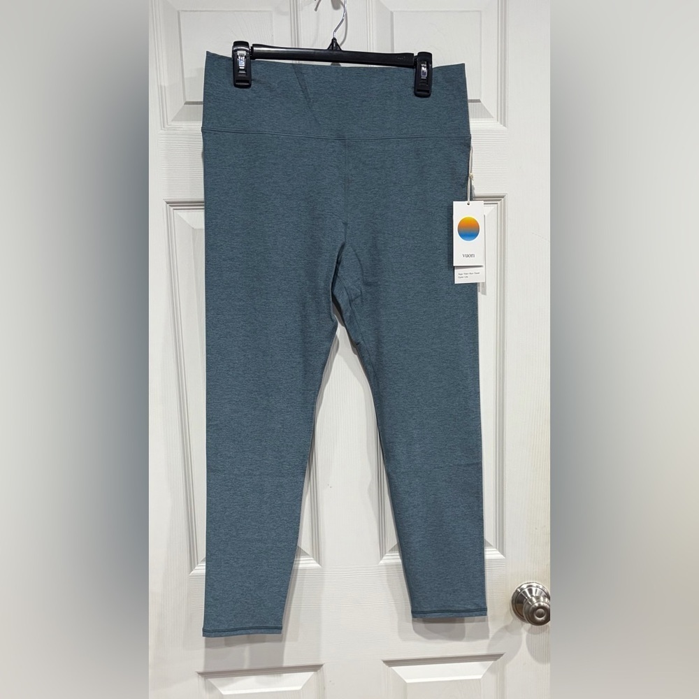 Vuori Women's XXL Clean Elevation Legging Smoke Blue Heather NWT Ultra High Rise